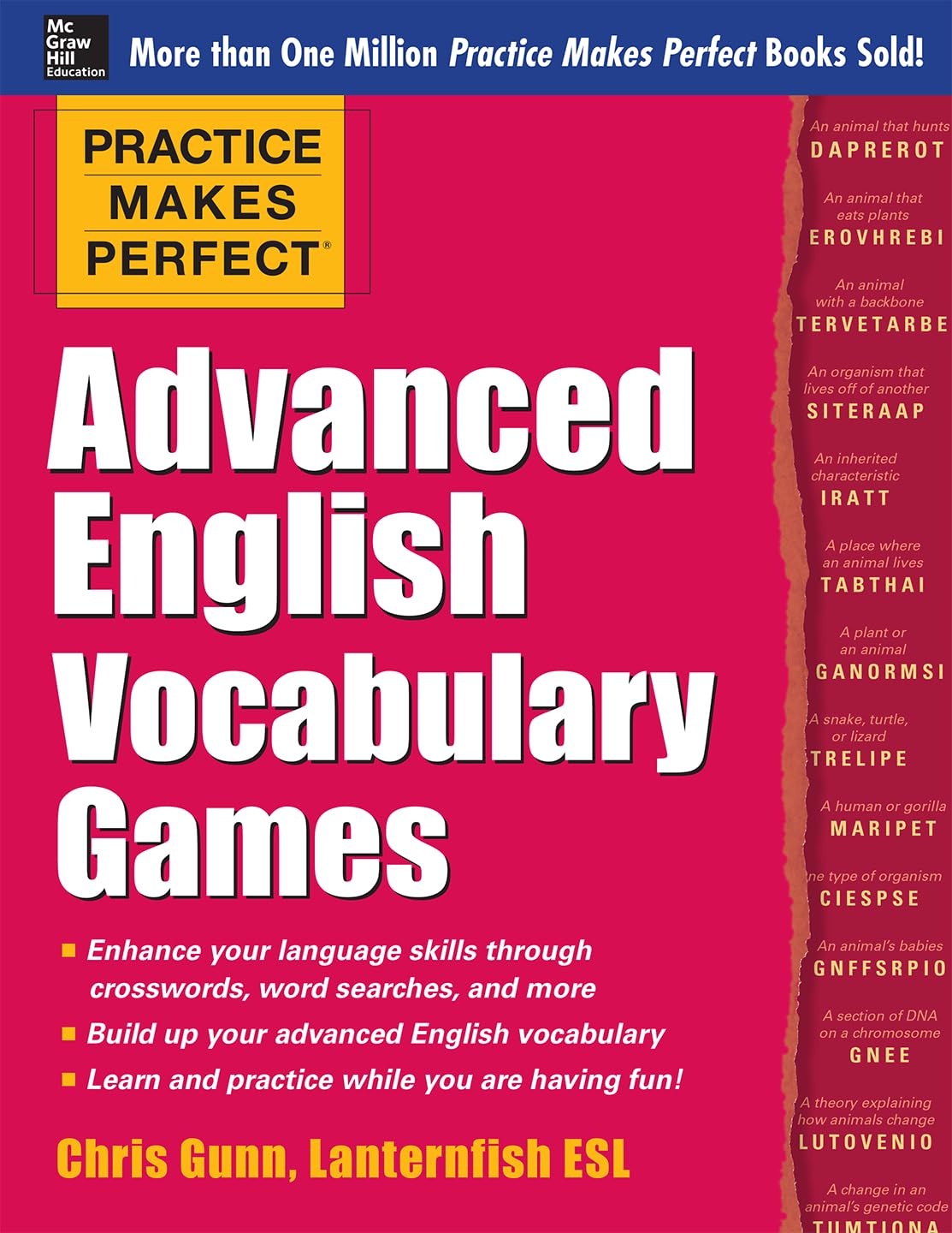 Practice Makes Perfect Advanced English Vocabulary Games (Practice Makes Perfect Series),Used