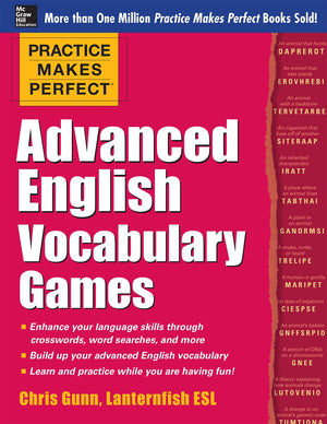 Practice Makes Perfect Advanced English Vocabulary Games (Practice Makes Perfect Series),Used