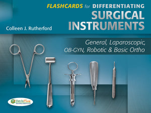 Flashcards for Differentiating Surgical Instruments: General, Laparoscopic, OBGYN, Robotic & Basic Ortho,Used
