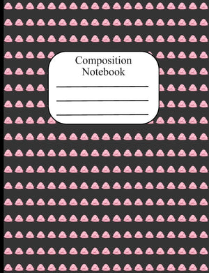 Composition Notebook: Blobfish Polka Dot Wide Ruled Composition Book  120 Pages  60 Sheets,Used