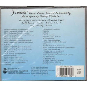 Fiddlin' for Fun Functionally (CD) (Fiddlin' for Fun Functionally Series),Used