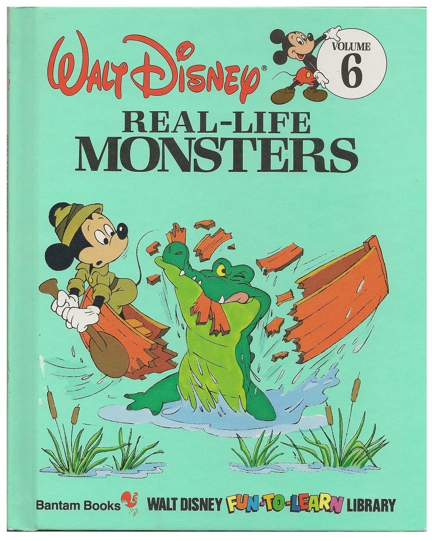 RealLife Monsters (Walt Disney FunToLearn Library, Volume 6),Used