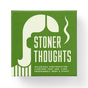 Brass Monkey Stoner Thoughts  Social Party Game With 200+ Unique And Entertaining Conversation Starter Cards For Stoners