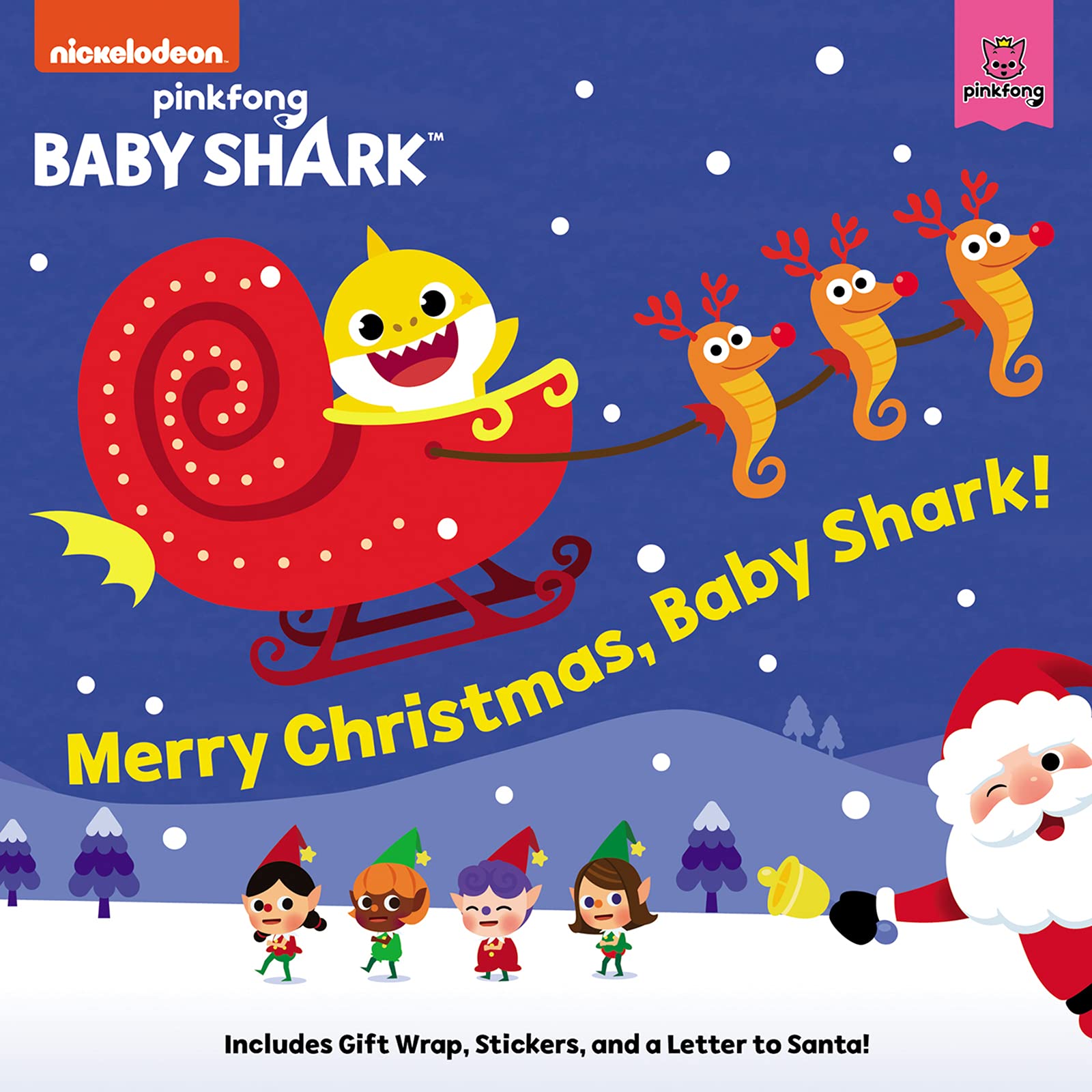 Baby Shark: Merry Christmas, Baby Shark!: A Christmas Holiday Book for Kids,Used