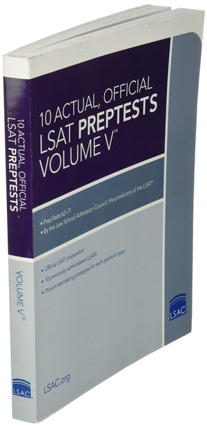 10 Actual, Official Lsat Preptests Volume V: (Preptests 6271) (Lsat Series),New