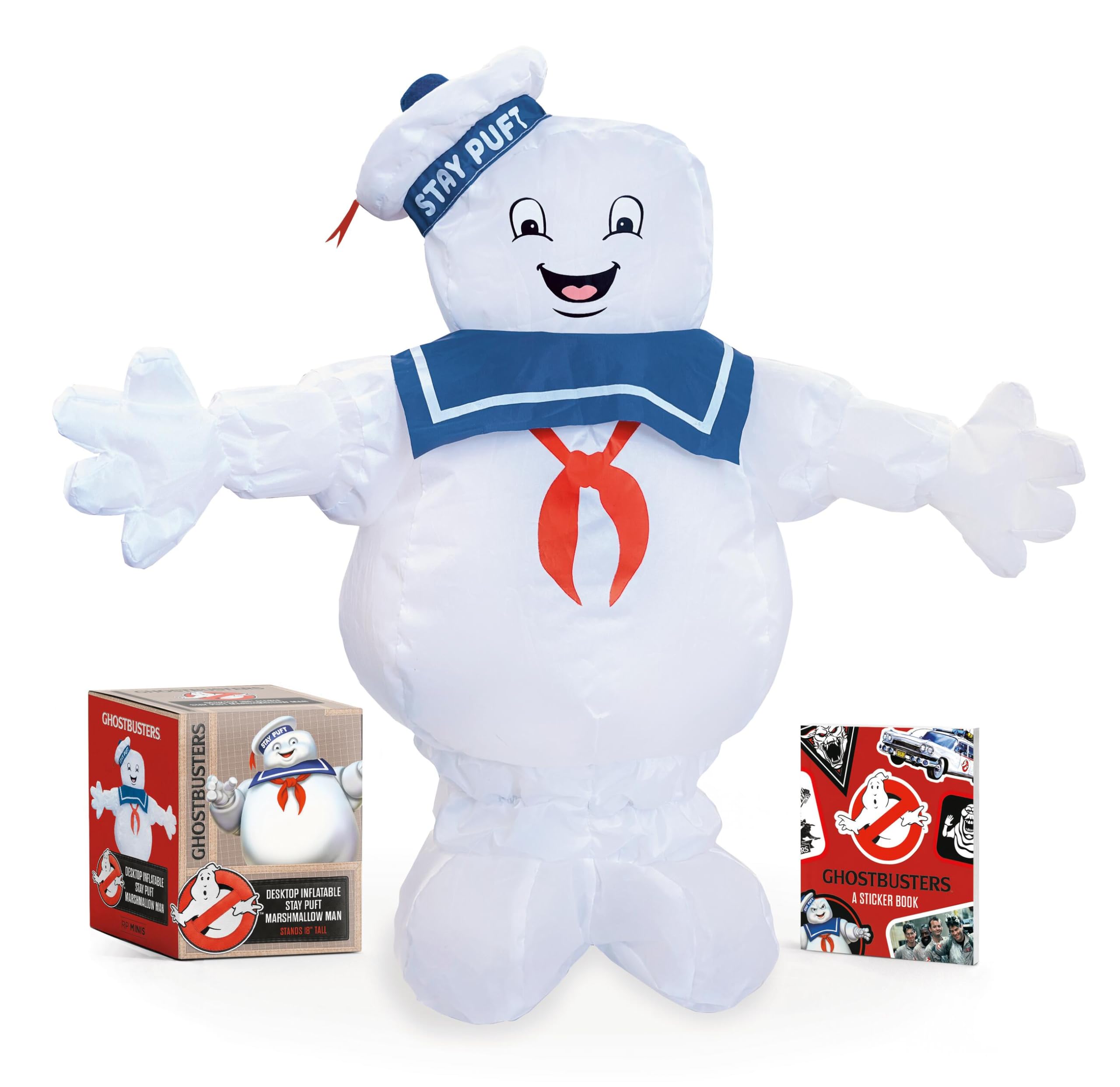Ghostbusters: Desktop Inflatable Stay Puft Marshmallow Man: Stands 16 Tall (Rp Minis)