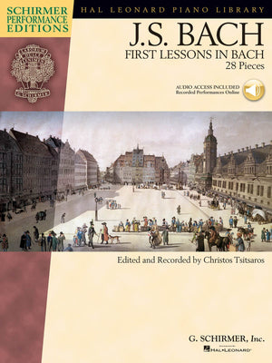 First Lessons in Bach 28 Pieces Book/Online Audio (Schirmer Performance Editions),Used