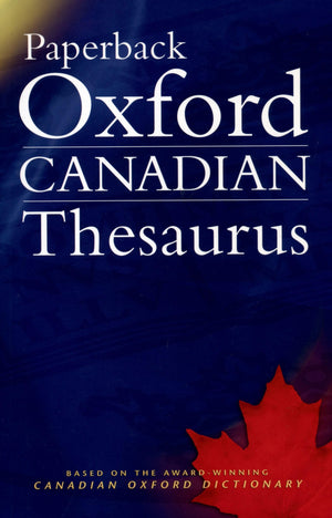 Paperback Oxford Canadian Thesaurus,Used