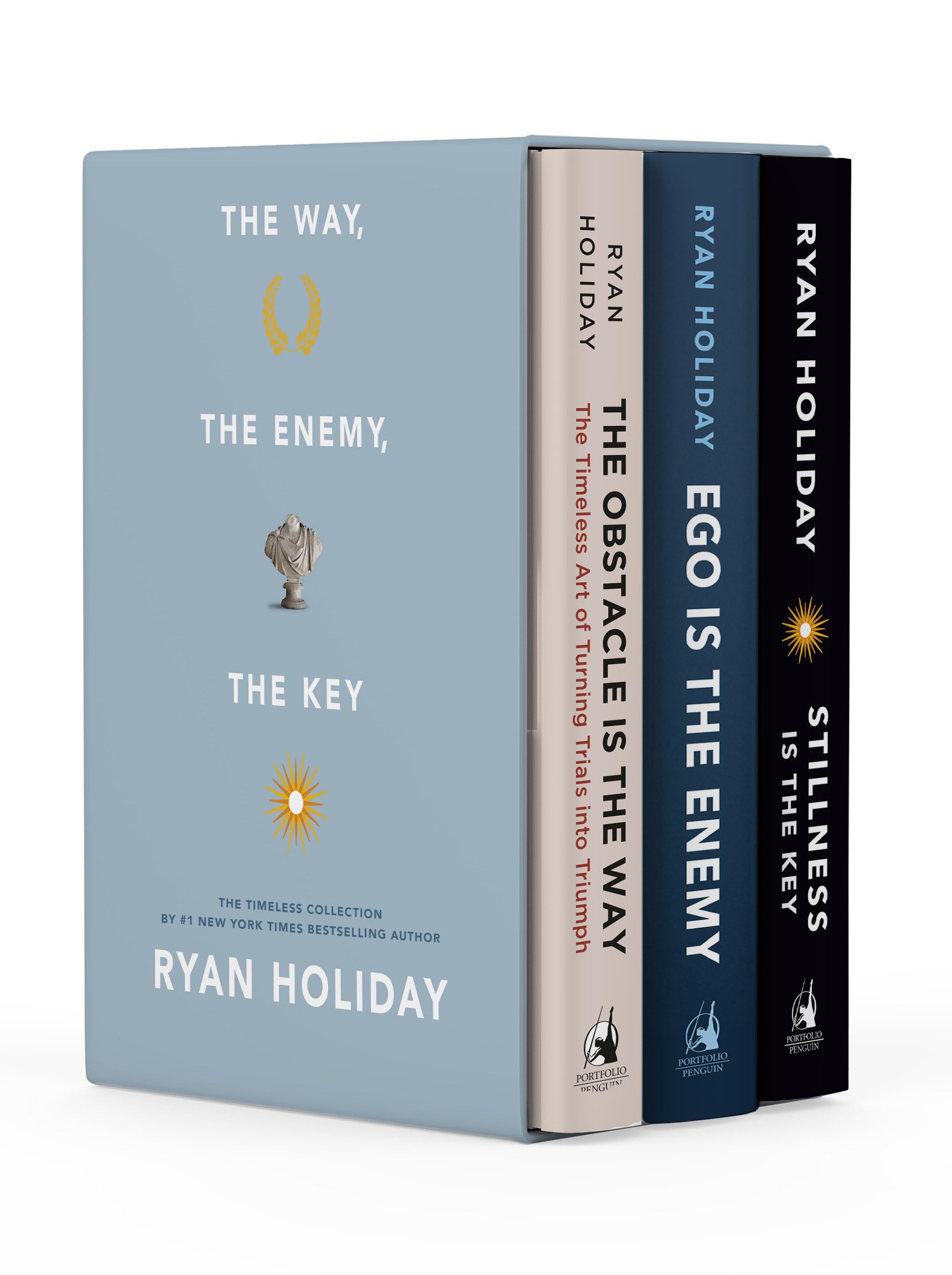 The Way, the Enemy, and the Key: A Boxed Set of The Obstacle is the Way, Ego is the Enemy & Stillness is the Key,New