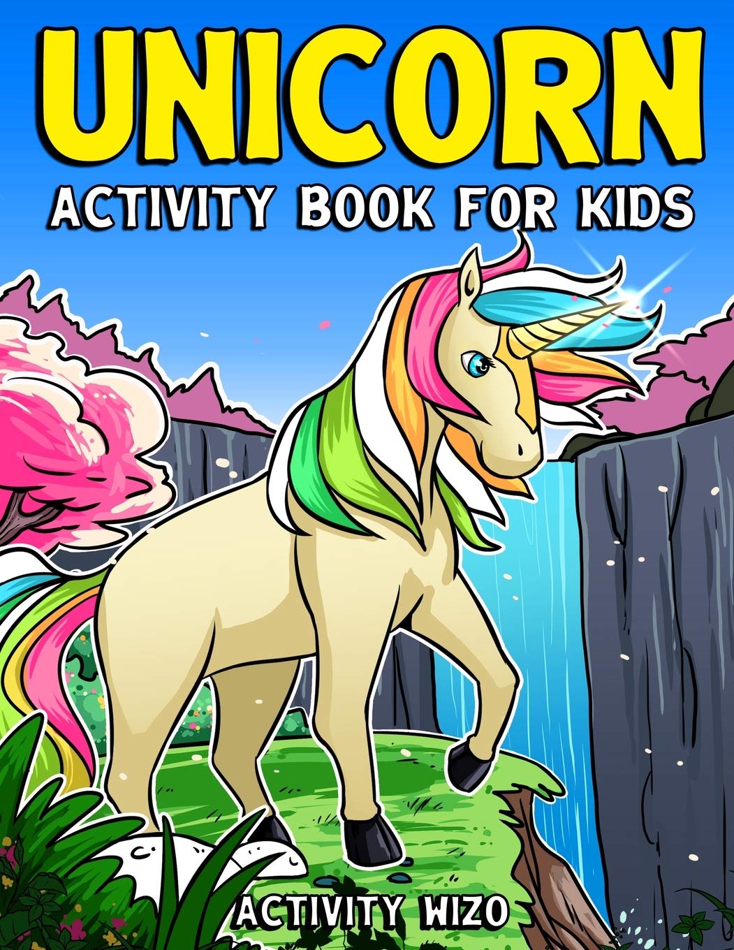 Unicorn Activity Book For Kids: Coloring, Dot to Dot, Mazes, and More for Ages 48 (Fun Activities for Kids),Used