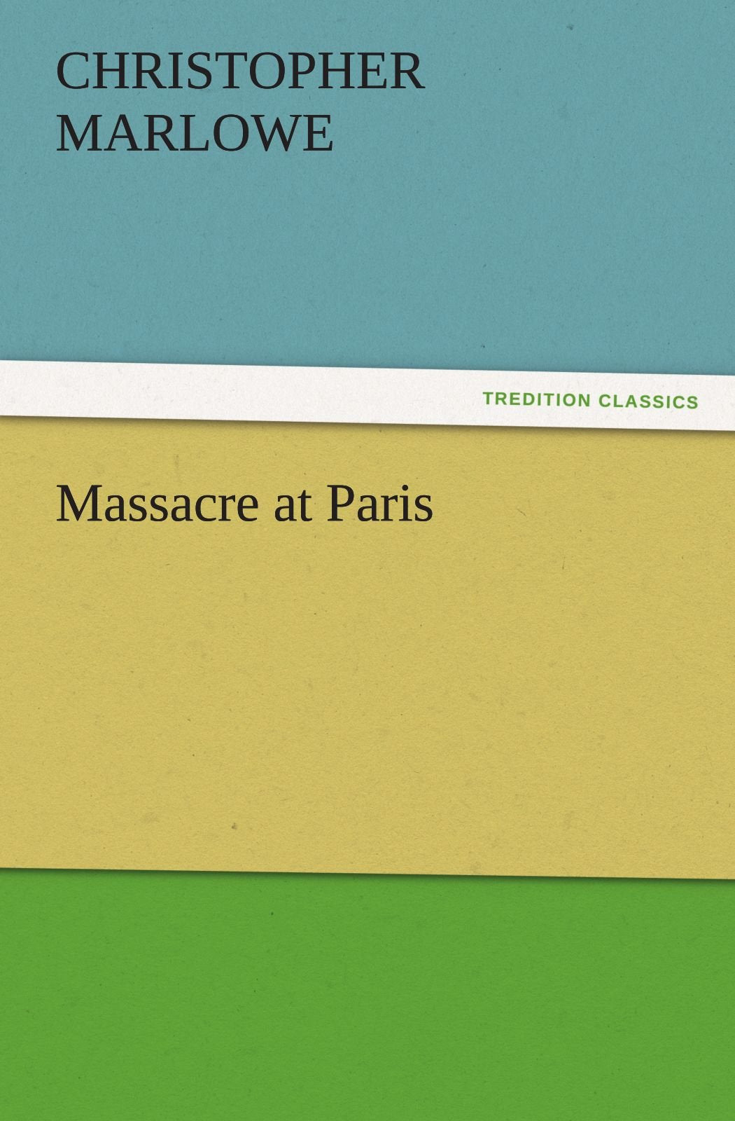 Massacre at Paris,Used