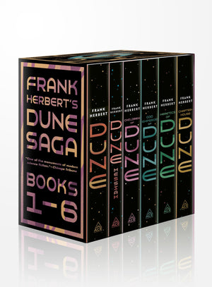 Frank Herberts Dune Saga 6-Book Boxed Set: Dune, Dune Messiah, Children of Dune, God Emperor of Dune, Heretics of Dune, and Chapterhouse: Dune-New