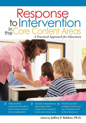 Response To Intervention In The Core Content Areas: A Practical Approach For Educators,Used