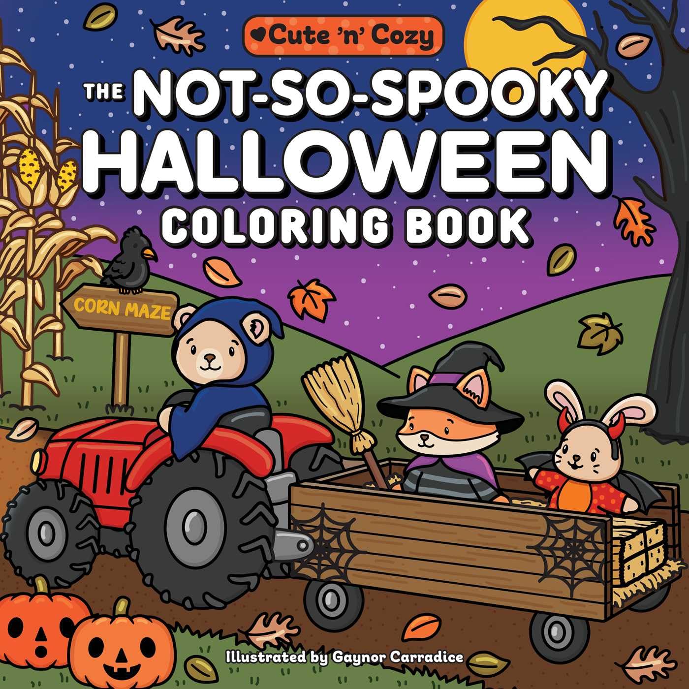 The NotSoSpooky Halloween Coloring Book (Cute And Cozy)