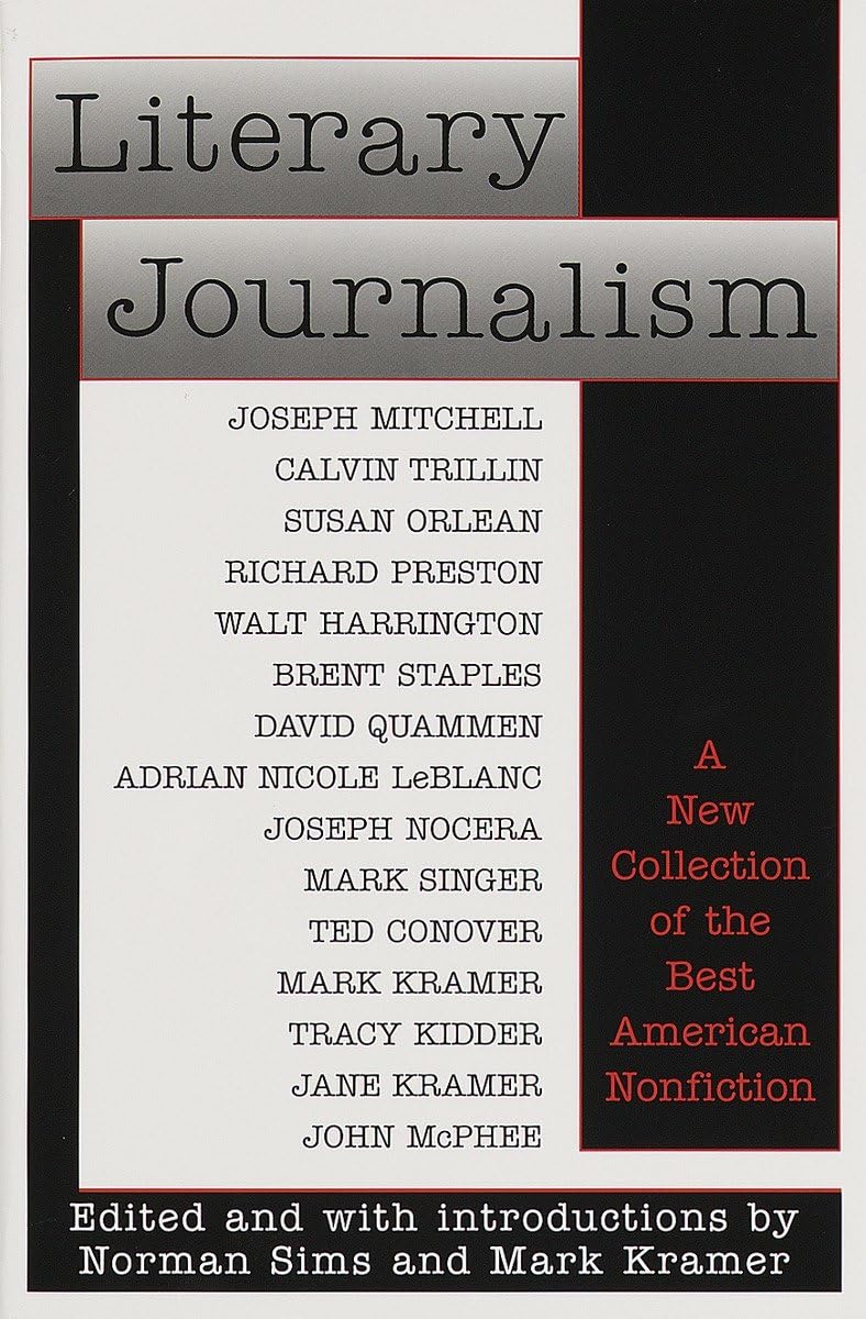 Literary Journalism: A New Collection of the Best American Nonfiction,Used