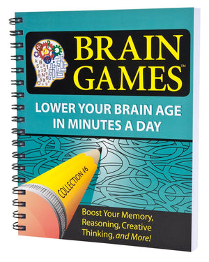 Brain Games #6: Lower Your Brain Age in Minutes A Day (Volume 6) (Brain Games  Lower Your Brain Age in Minutes a Day),Used