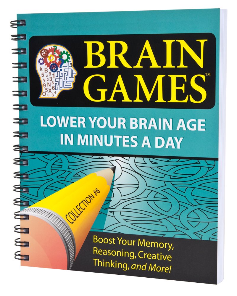 Brain Games #6: Lower Your Brain Age in Minutes A Day (Volume 6) (Brain Games  Lower Your Brain Age in Minutes a Day),Used