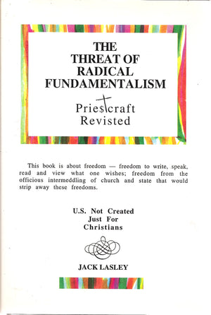The threat of radical fundamentalism: Priestcraft revisited,Used