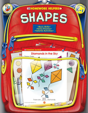 Shapes, Grades PK  1 (Homework Helper),Used