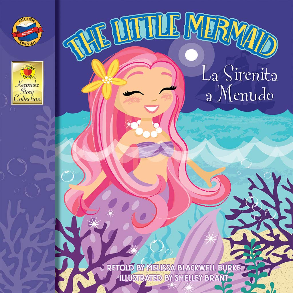 Carson Dellosa The Little Mermaid  La Sirenita a Menudo (Keepsake Stories, Bilingual) Storybook (Volume 13),Used