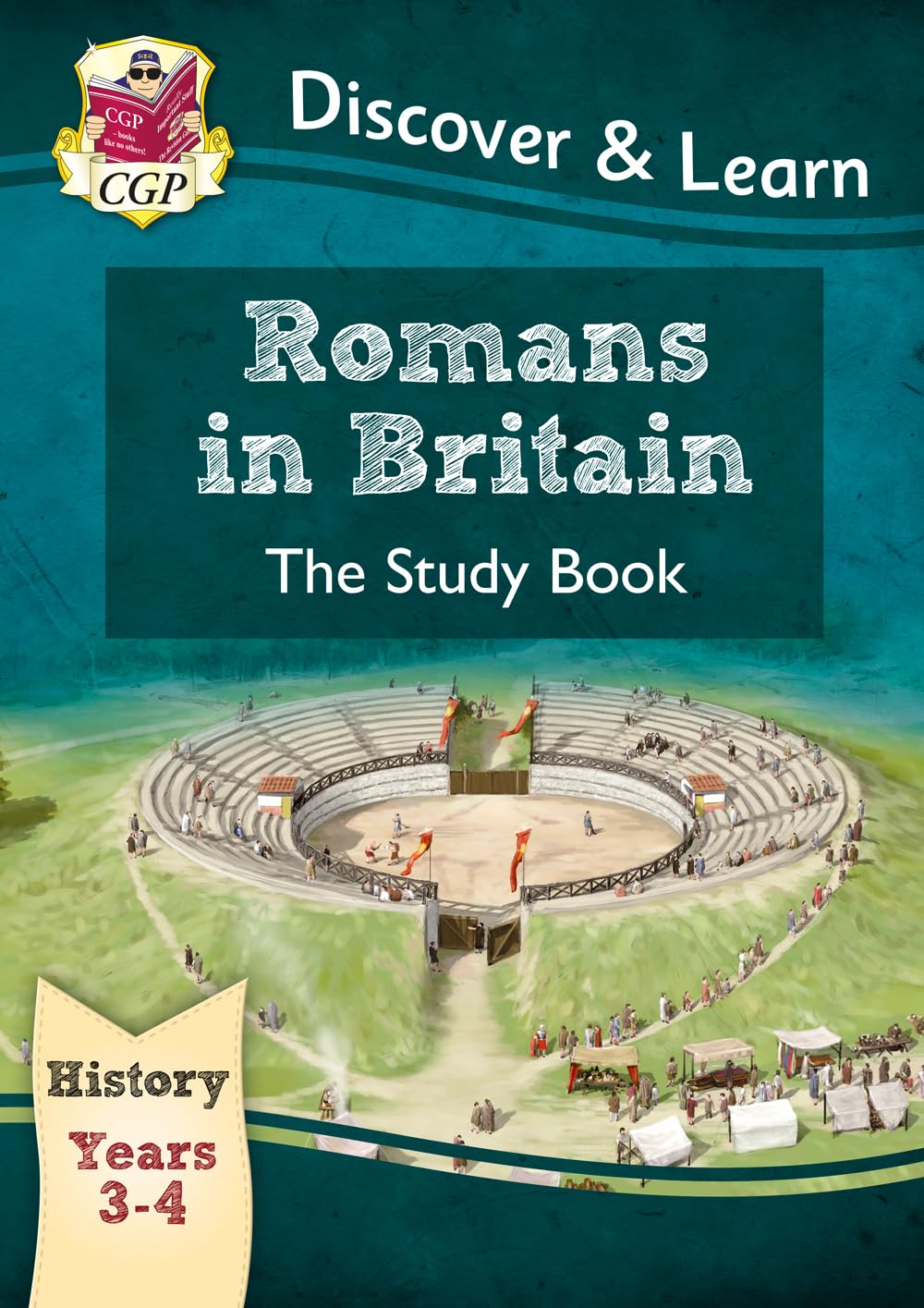 KS2 Disc & Learn Hist Romans Brit Stu Bk,Used