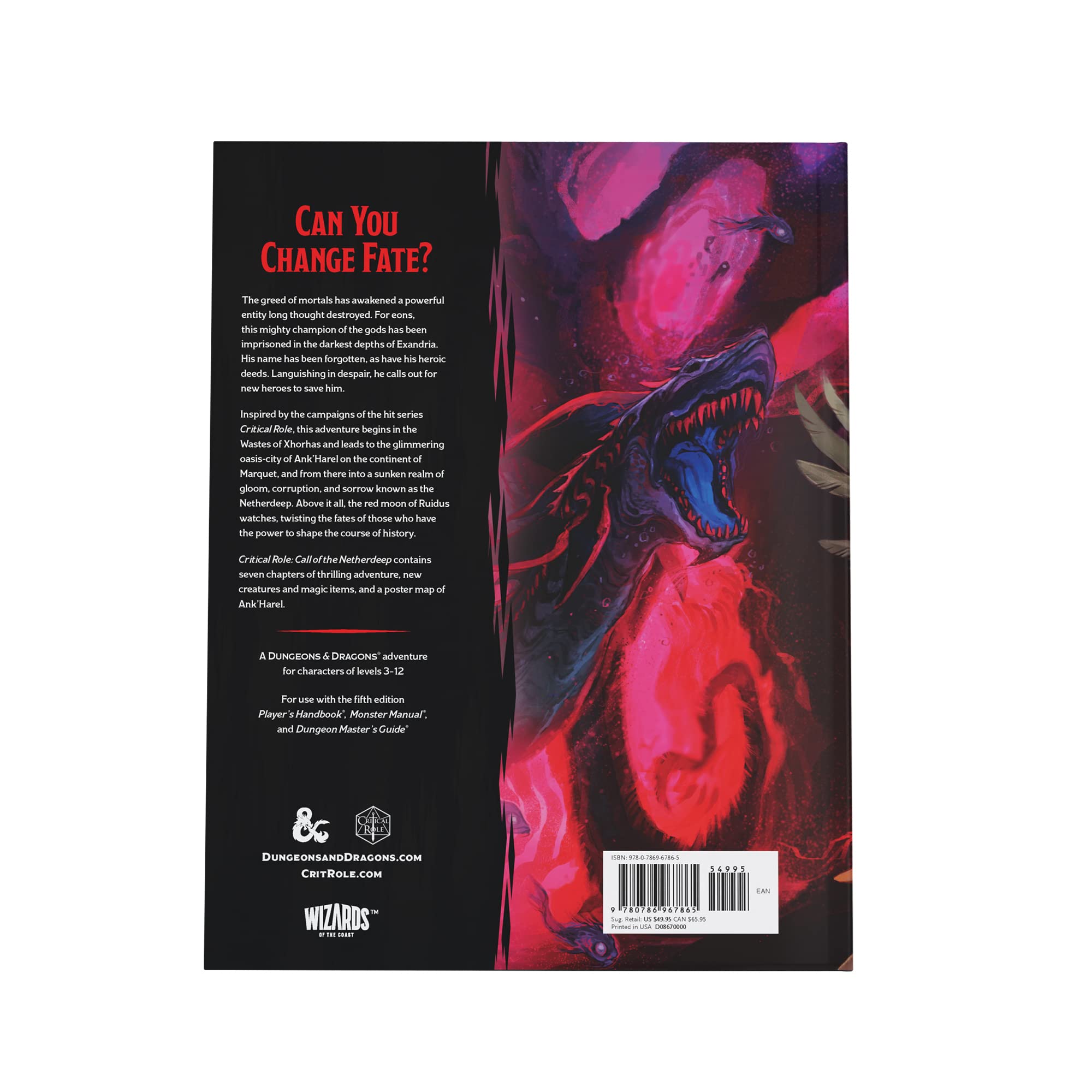 Critical Role Presents: Call Of The Netherdeep (D&D Adventure Book),New