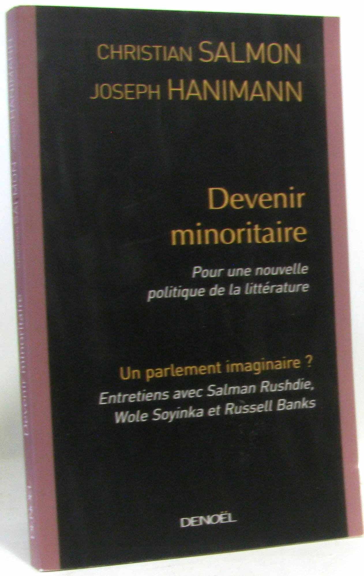 Devenir minoritaire: Pour une nouvelle politique de la littrature,Used