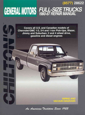 GM FullSize Trucks, 198087 (Chilton Total Car Care Series Manuals),Used