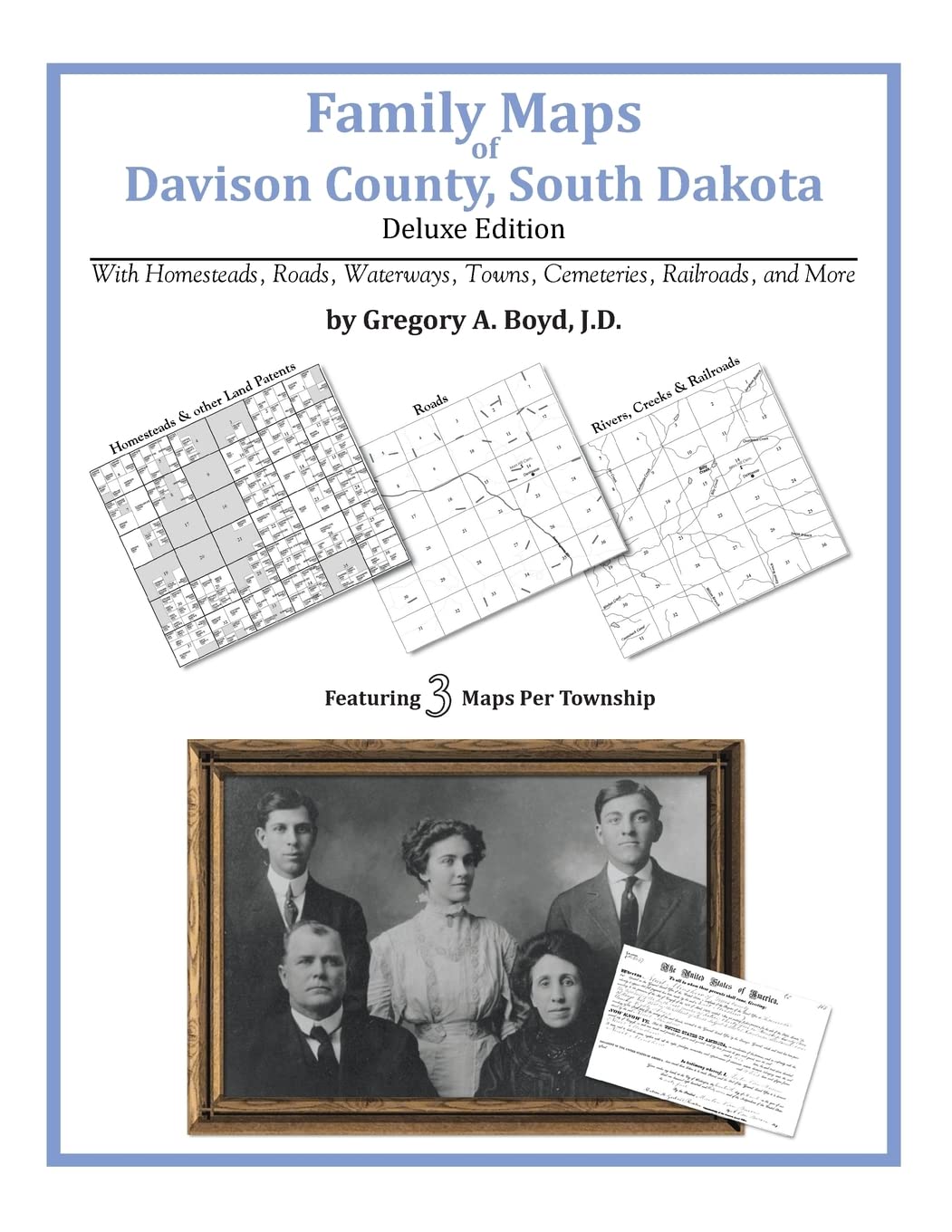 Family Maps of Davison County, South Dakota,Used