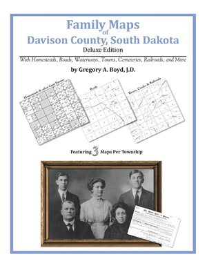 Family Maps of Davison County, South Dakota,Used