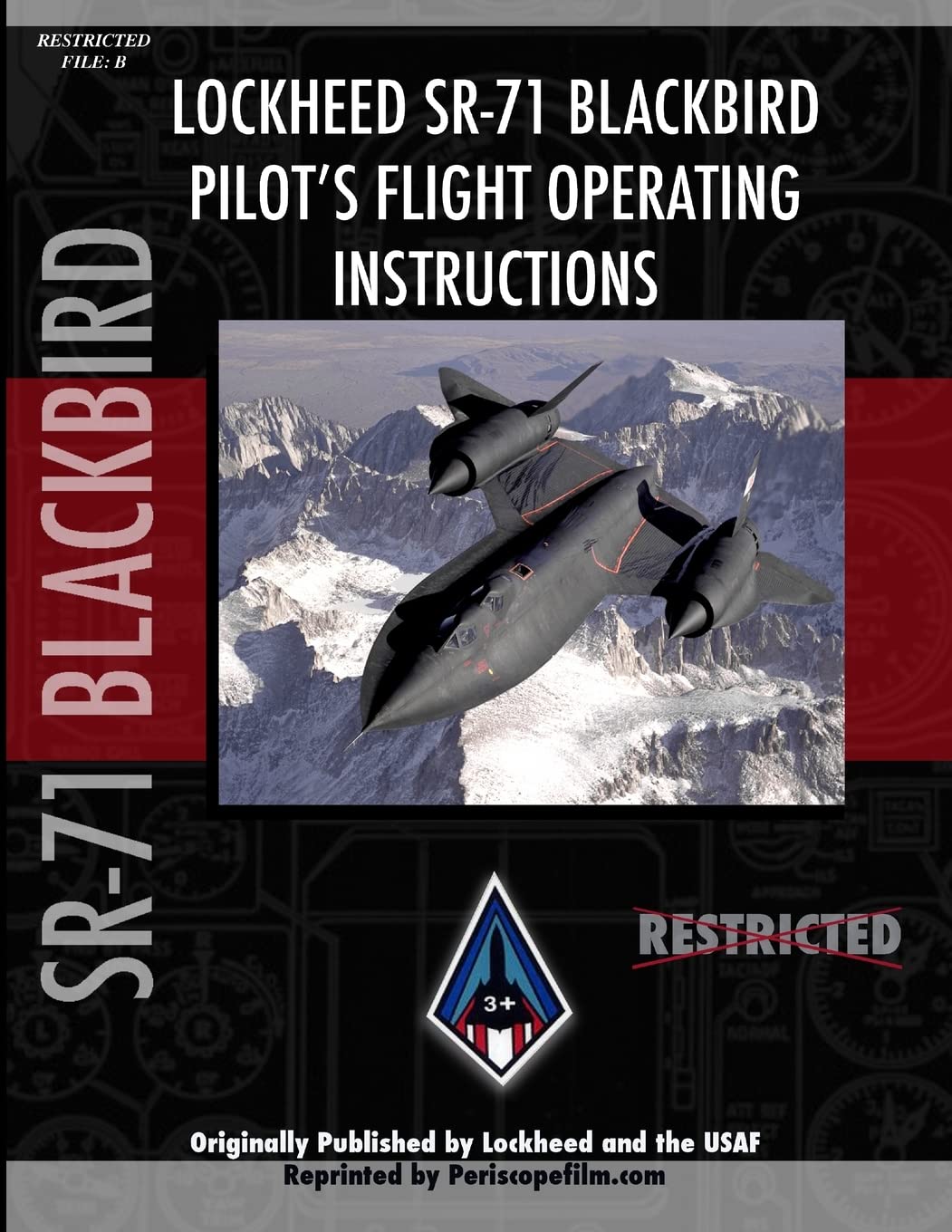 SR71 Blackbird Pilot's Flight Manual,Used