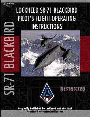 SR71 Blackbird Pilot's Flight Manual,Used