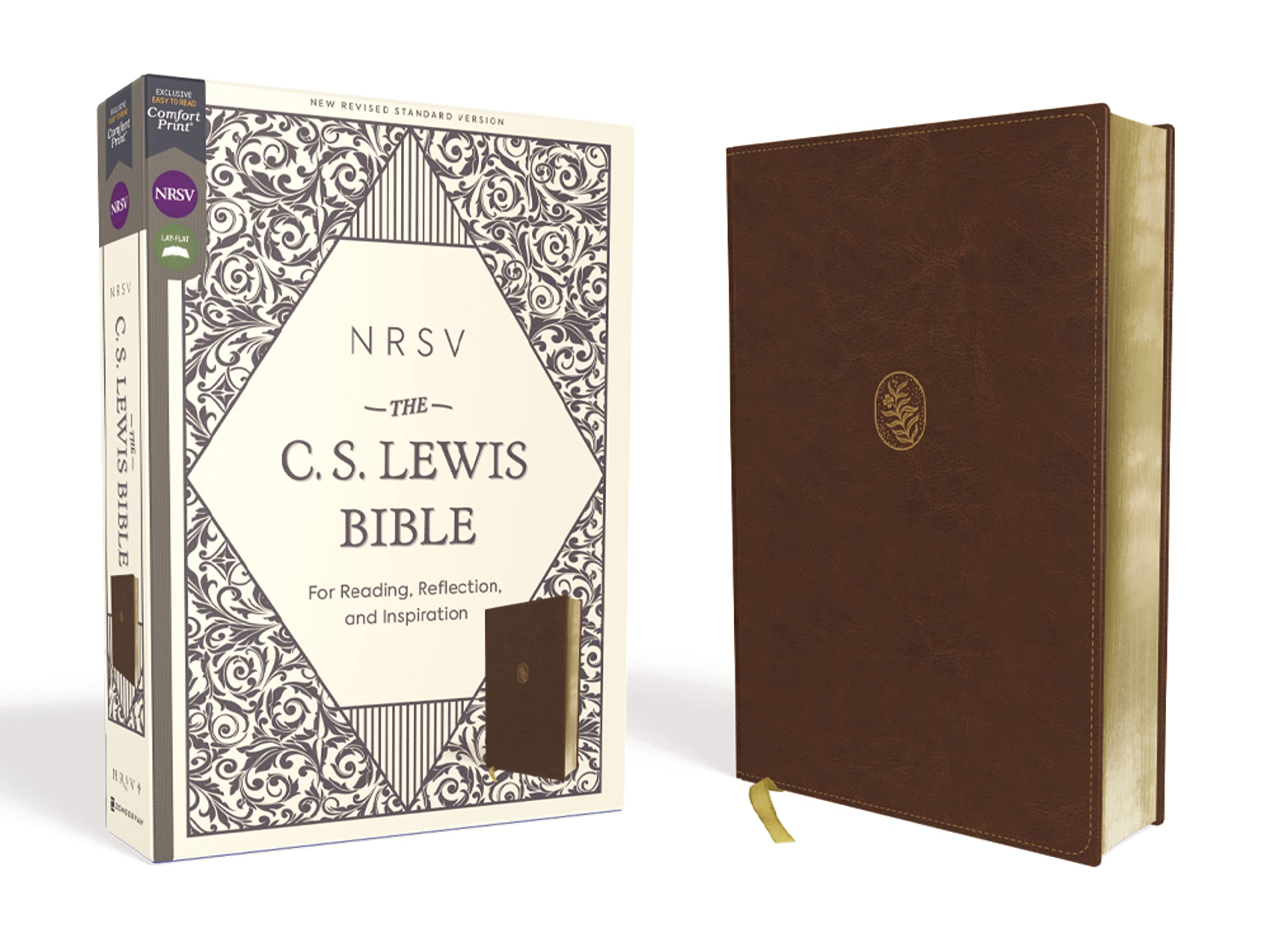 Nrsv, The C. S. Lewis Bible, Leathersoft, Brown, Comfort Print: For Reading, Reflection, And Inspiration