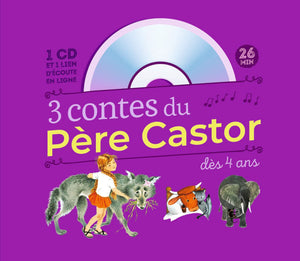 3 contes du Pre Castor ds 4 ans: Marlaguette  La Vache orange  Une histoire de singe (+ CD),Used