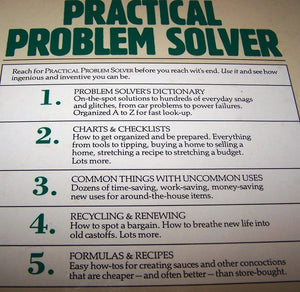Practical Problem Solver: Substitutes, Shortcuts, and Ingenious Solutions for Making Life Easier,New