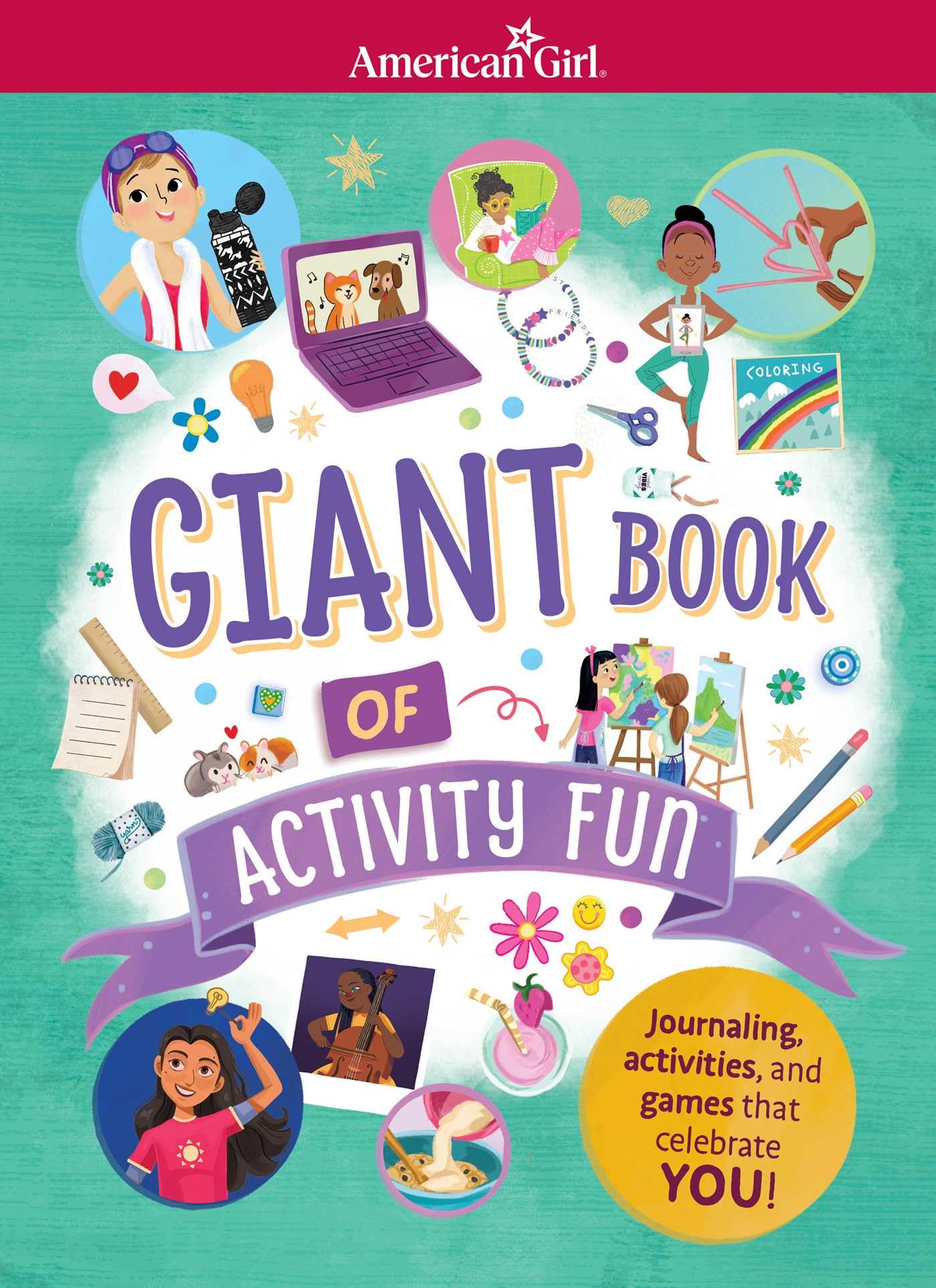 American Girl: Giant Book Of Activity Fun: Brain Busters, Quizzes, Creative Activities, And More! (American Girl Activities)