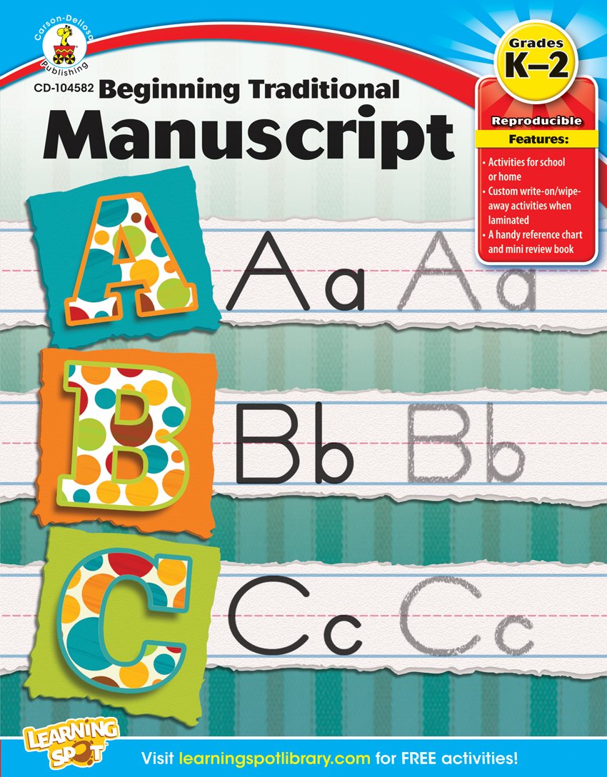 Beginning Traditional Manuscript, Grades K  2,Used
