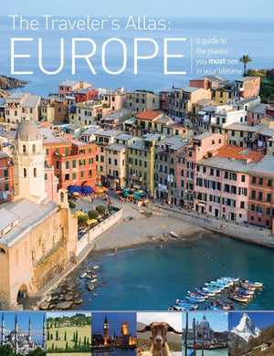 Barron's The Traveler's Atlas Europe,Used