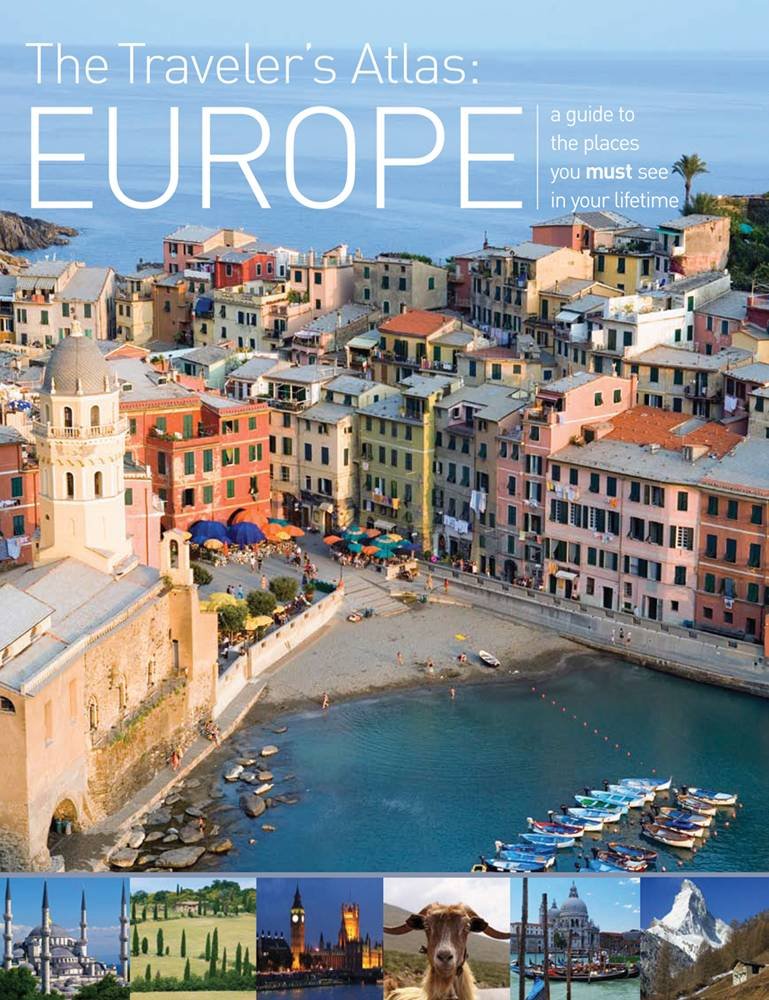 Barron's The Traveler's Atlas Europe,Used