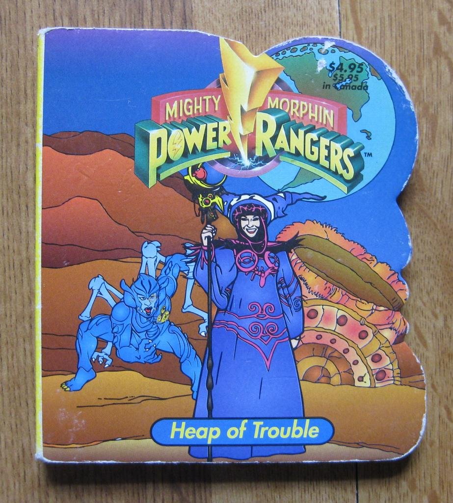 Heap of Trouble (Mighty Morphin Power Rangers Shaped Board Books/Board),Used