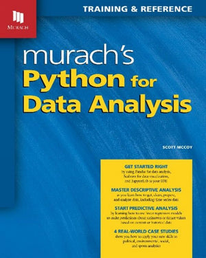 Murach's Python for Data Analysis (Training & Reference),Used