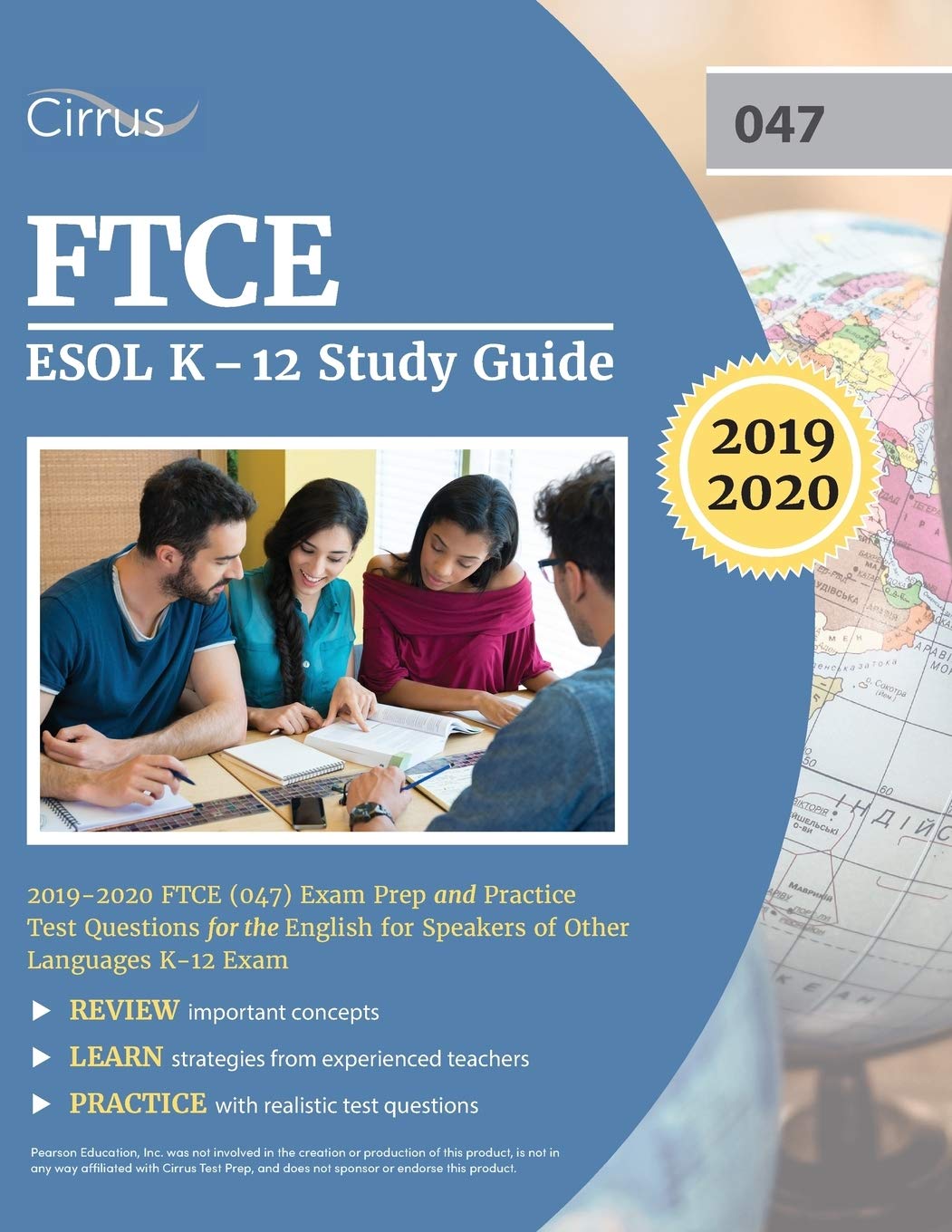 FTCE ESOL K12 Study Guide 20192020: FTCE (047) Exam Prep and Practice Test Questions for the English for Speakers of Other Lan,Used