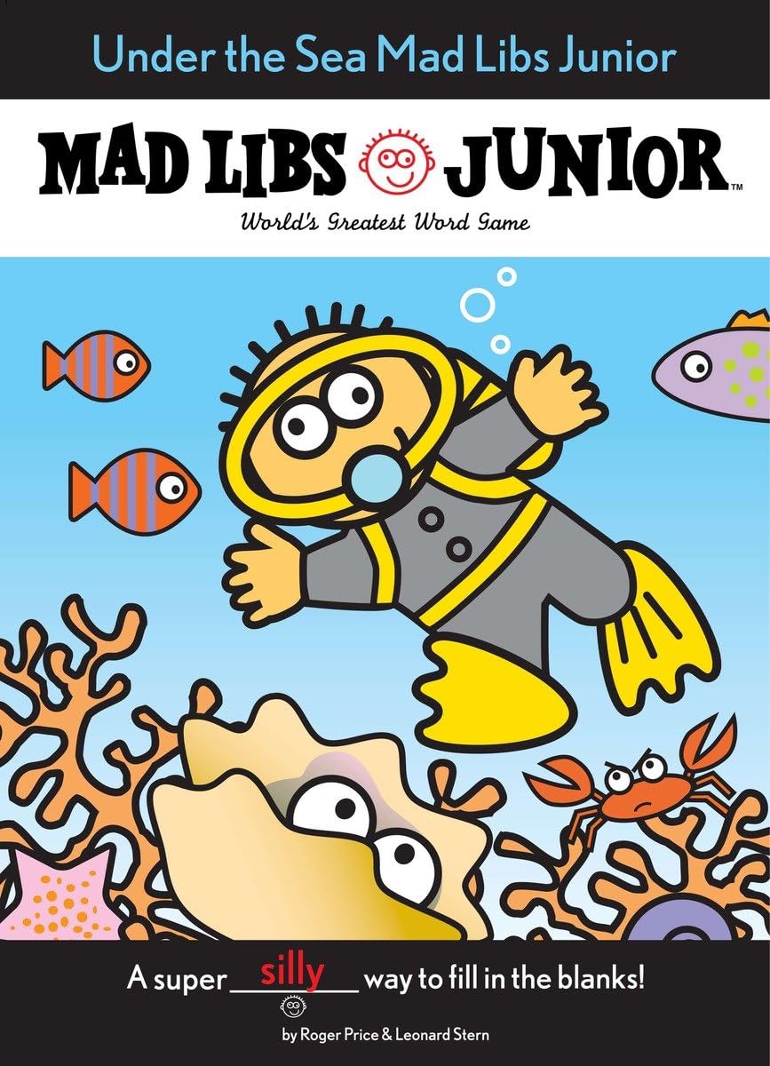 Under the Sea Mad Libs Junior: World's Greatest Word Game,Used