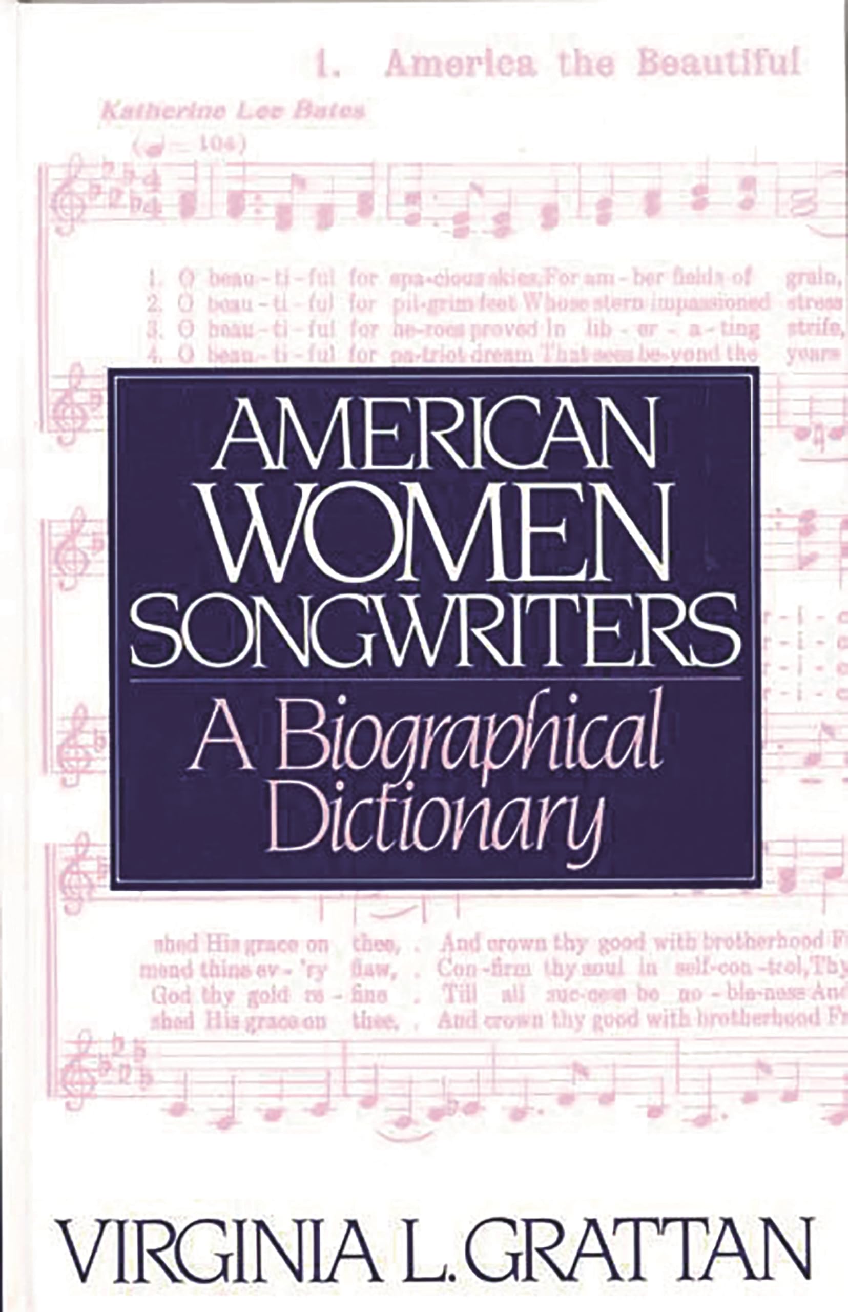 American Women Songwriters: A Biographical Dictionary (Culture),Used