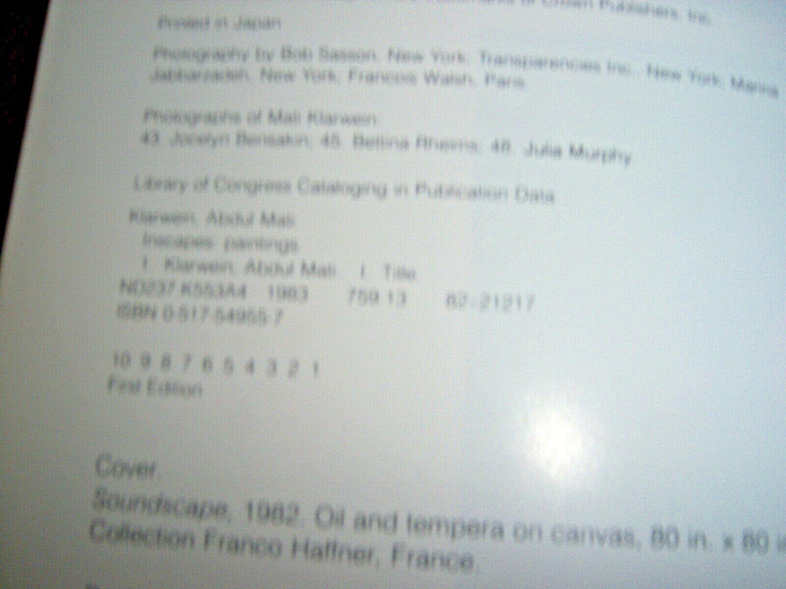 Inscapes Real-Estate Paintings by Mati Klarwein-New