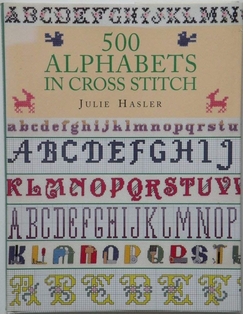 500 Alphabets in Cross Stitch,Used