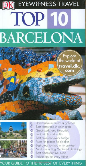 Eyewitness Top 10 Travel Guides: Barcelona (Eyewitness Travel Top 10),Used
