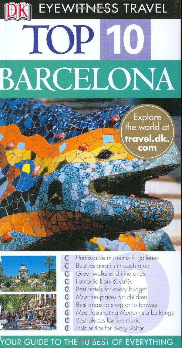 Eyewitness Top 10 Travel Guides: Barcelona (Eyewitness Travel Top 10),Used