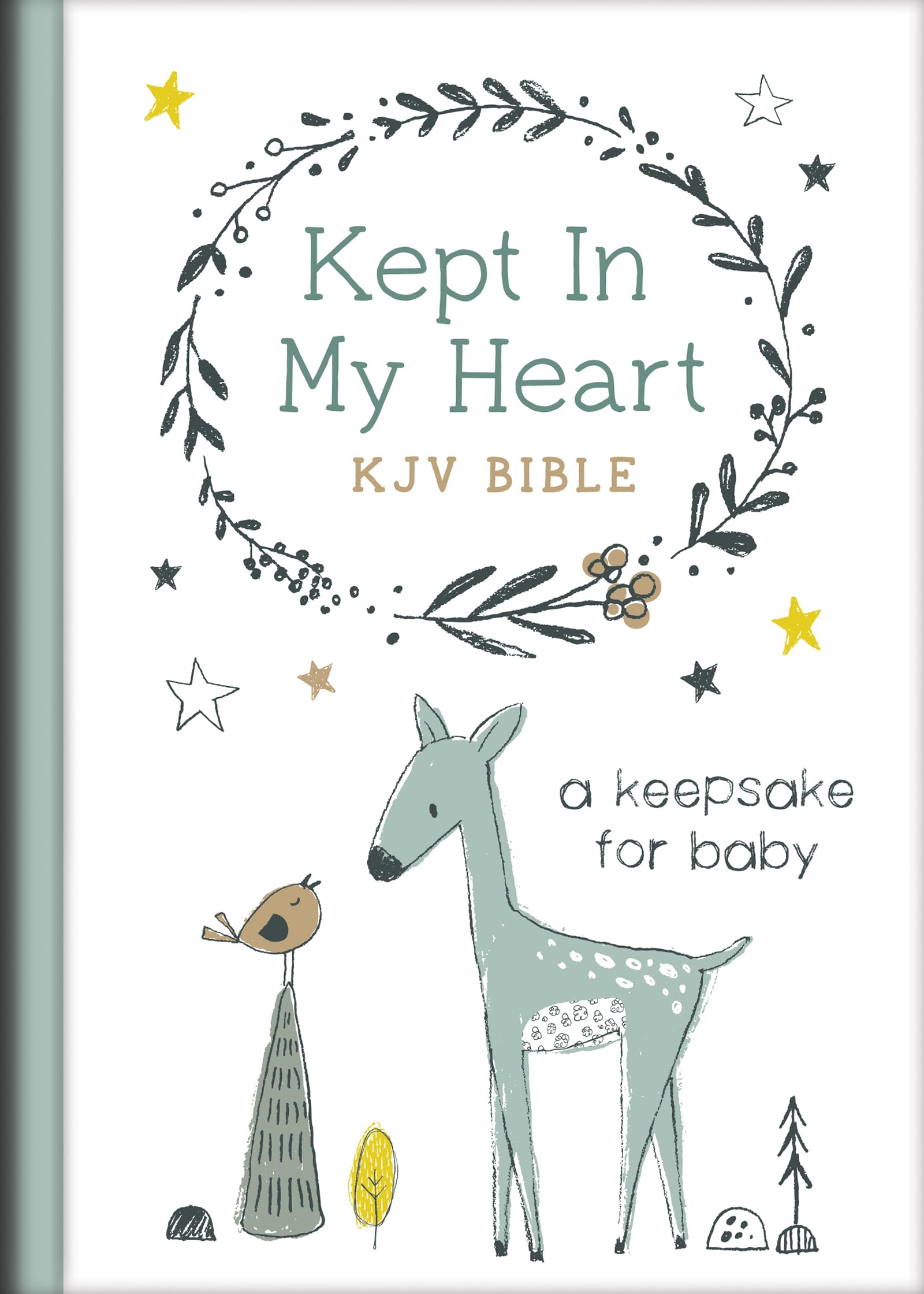 Kept in My Heart KJV Bible [Hazel Woodland]: A Keepsake for Baby,Used