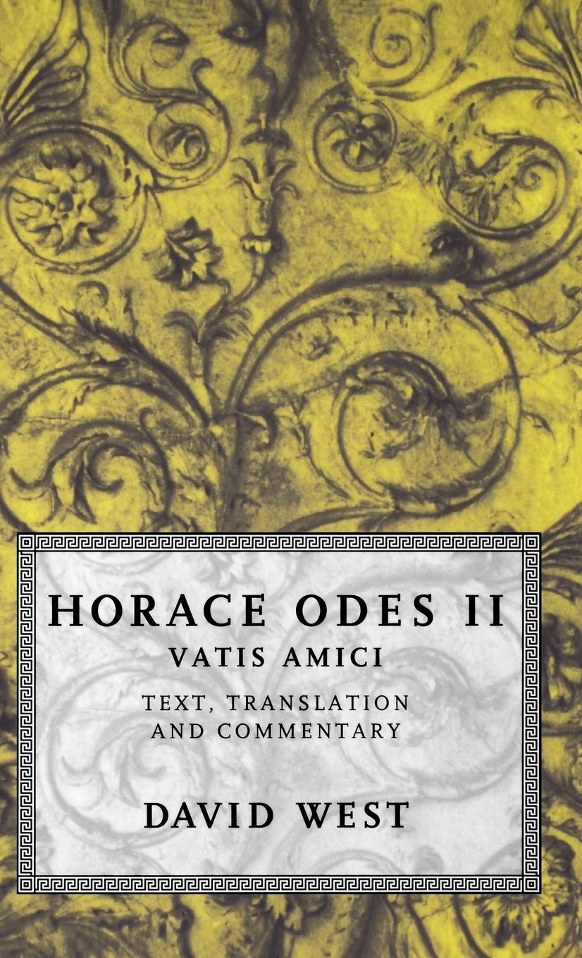 Horace Odes Ii: Vatis Amici